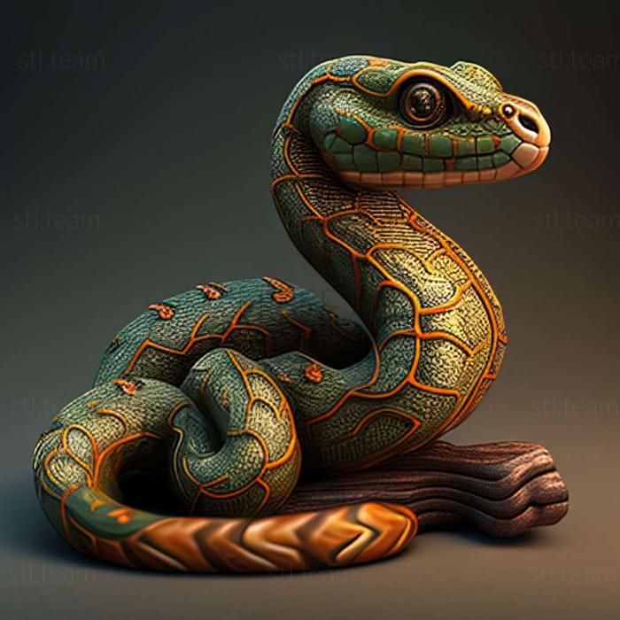 3D модель Neophyllaphis viridis (STL)